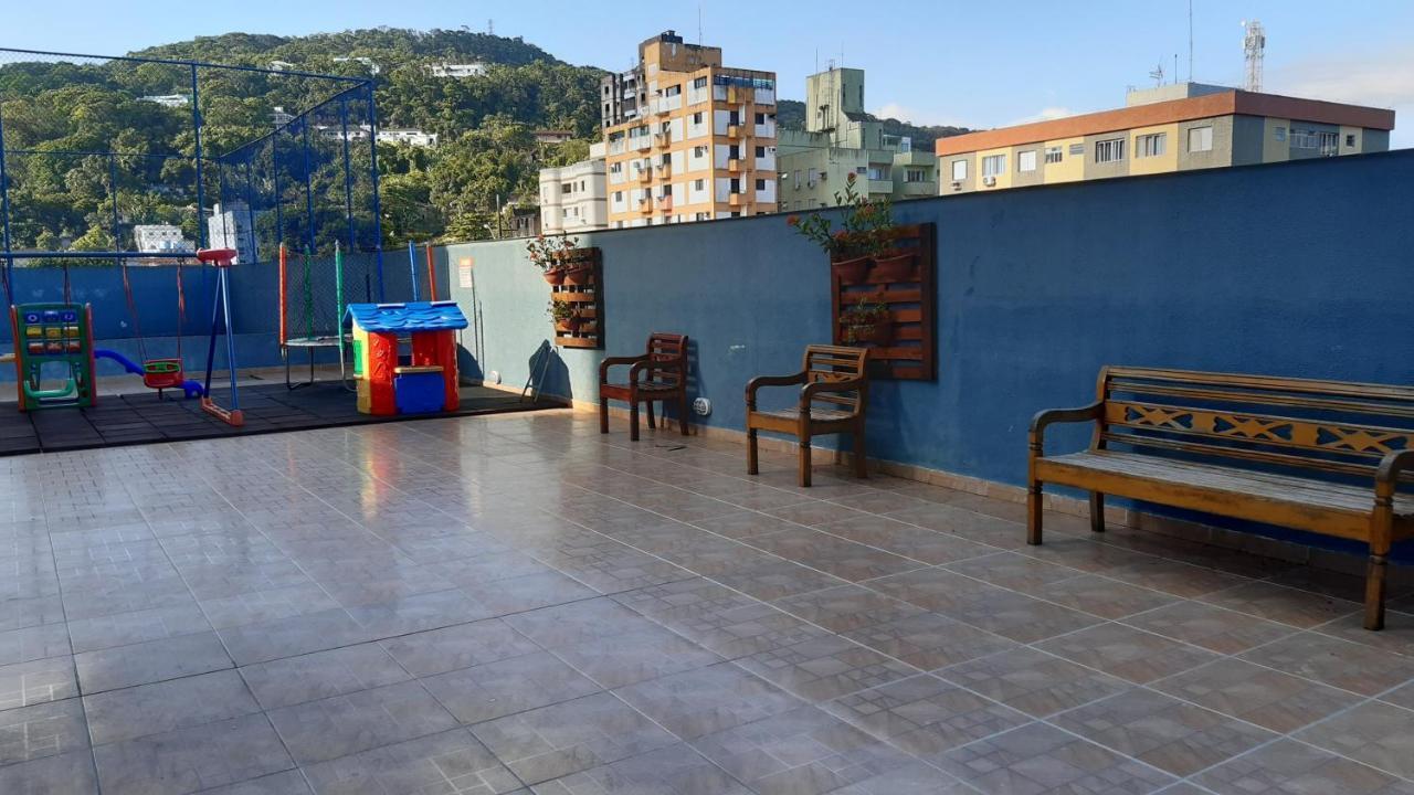 Ferienwohnung 500M Da Praia, Predio Cm Piscina, 1Garagem, Wi-Fi 300 Mbps, Centro De Guaruja, Proximo A Praia E Comercio, Horarios Check-In E Check-Out Flexiveis, Churrasqueira, Exterior foto